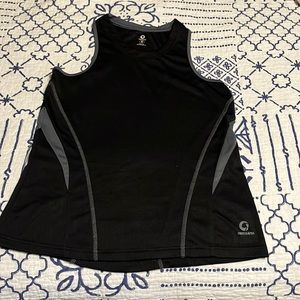 Gently Used Gridiron Athletic Black Athletic Tank with Gray Accents